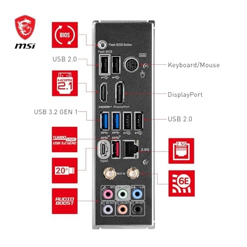 MSI Z790 GAMING PLUS WIFI LGA1700 DDR5 ATX image