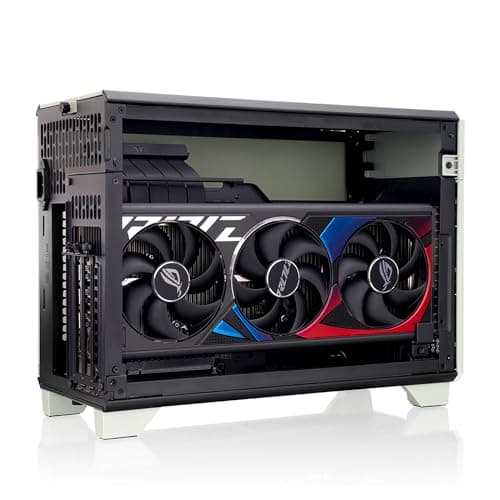 Thermaltake TR100 Mini-ITX Desktop Green / Black Mesh Side Panel image