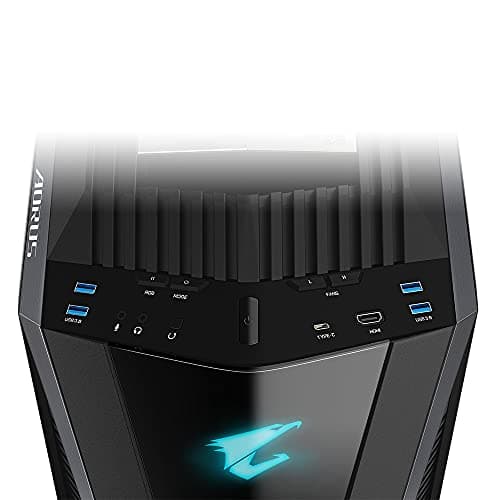 Gigabyte AORUS C700 ATX Full Tower Black with Tempered Glass Side Panel and USB 3.2 Gen 2 Type-C, USB 3.2 Gen 1 Type-A image
