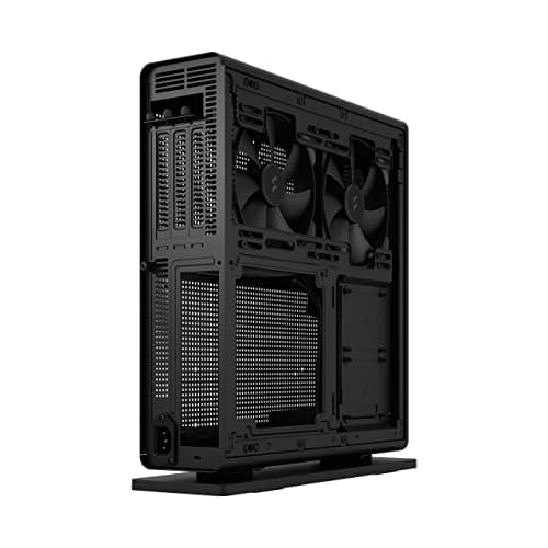 Fractal Design Ridge PCIe 4.0 Mini-ITX Tower Black with Mesh Side Panel and USB 3.2 Gen 2 Type-C / USB 3.2 Gen 1 Type-A image