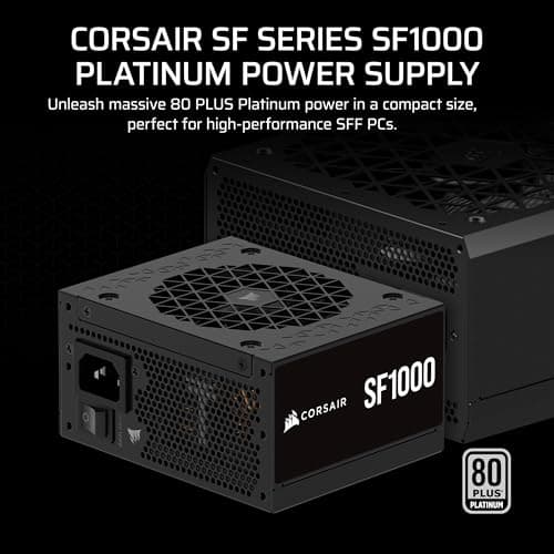 Corsair SF1000 (2024) Black SFX 1000W Fully Modular 80+ Platinum Certified image