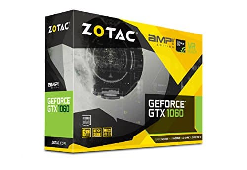 Zotac AMP GeForce GTX 1060 6GB GDDR5 Black / Silver image