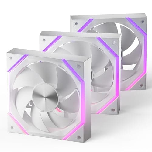 Asiahorse NYOTA 120mm Case Fans (3-Pack) White main image
