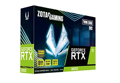 Zotac GAMING Twin Edge OC GeForce RTX 3050 8GB GDDR6 Black / Silver image