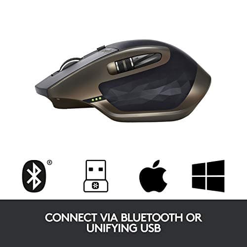 Logitech MX Master Wireless Optical Black / Copper Mouse image