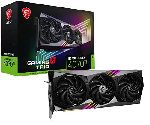 MSI GAMING X TRIO GeForce RTX 4070 Ti 12GB GDDR6X Black main image
