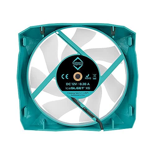 Iceberg Thermal IceSLEET X6 76 CFM Air 159mm Teal / Silver image