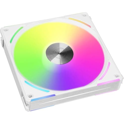 Lian Li UNI FAN AL120 V2 120mm White PWM Addressable RGB 77.3 CFM image