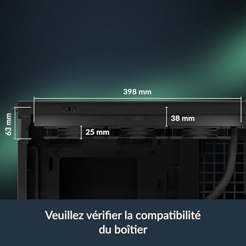 ARCTIC Liquid Freezer III Pro A-RGB Water 360mm 77 CFM Black image