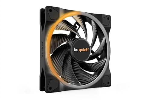 be quiet! Light Wings 140mm Black PWM RGB high-speed image