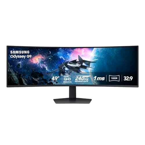 Samsung Odyssey G9 G95C 49" 1440p 240Hz VA Curved Monitor main image
