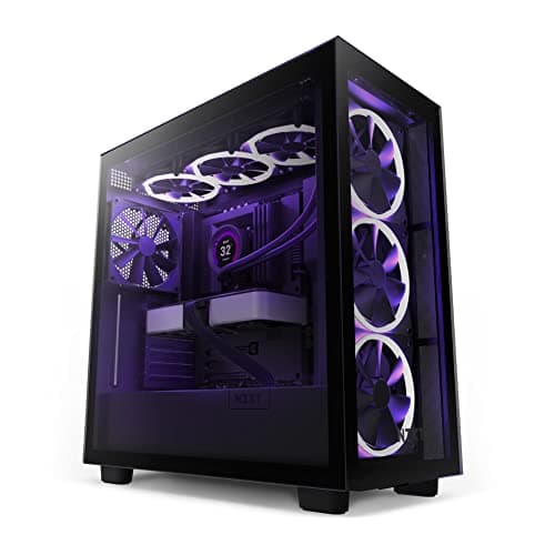 NZXT H7 Elite - CM-H71EB-01 - ATX Mid Tower PC Gaming Case - Front I/O USB Type-C Port - Quick-Release Tempered Glass Side Panel - Black image