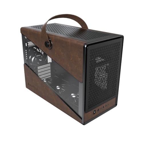 Montech Heritage PRO Micro ATX Mid Tower Black with Tempered Glass Side Panel and USB 3.2 Gen 2 Type-C / USB 3.2 Gen 1 Type-A main image
