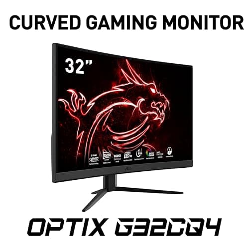 MSI Optix G32CQ4 31.5" 1440p 165Hz VA Curved Monitor image