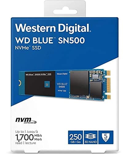 Western Digital Blue SN500 250GB SSD M.2 PCIe 3.0 NVMe image