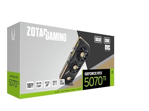 Zotac GAMING SOLID CORE OC GeForce RTX 5070 Ti 16GB GDDR7 Black / Copper image