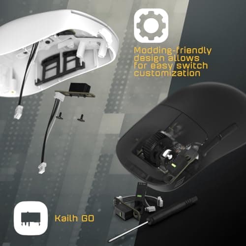 Endgame Gear OP1we White Wireless/Wired Optical Mouse image