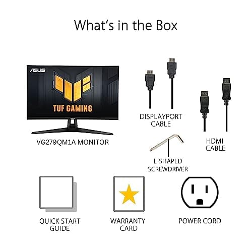 Asus TUF Gaming VG279QM1A 27" 1080p 280Hz IPS Monitor image