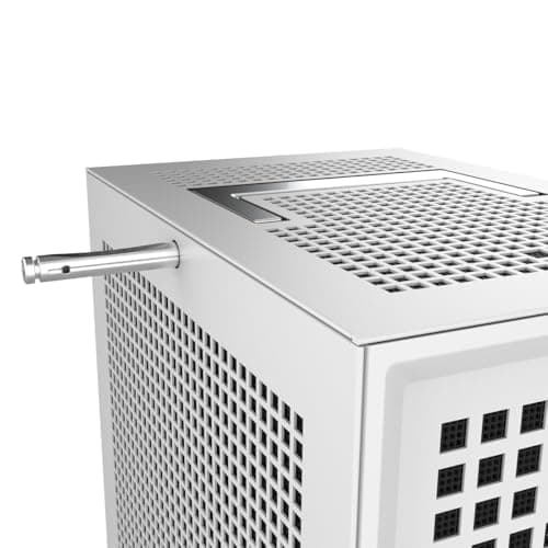 HYTE REVOLT 3 Mini-ITX Tower White Mesh Side Panel, USB 3.2 Gen 2 Type-C, USB 3.2 Gen 1 Type-A image