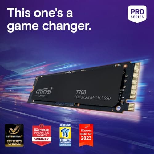 Crucial T700 2TB M.2 SSD PCIe 5.0 NVMe image