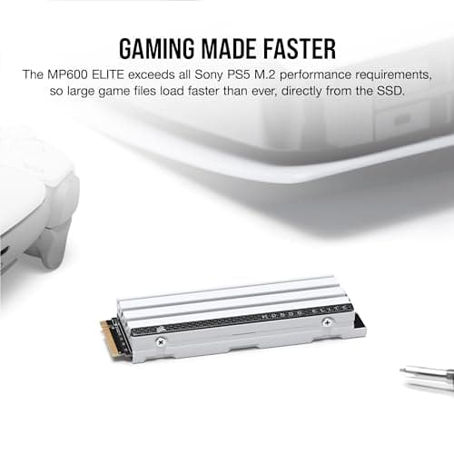 Corsair MP600 ELITE 4TB M.2 SSD NVMe PCIe 4.0 image