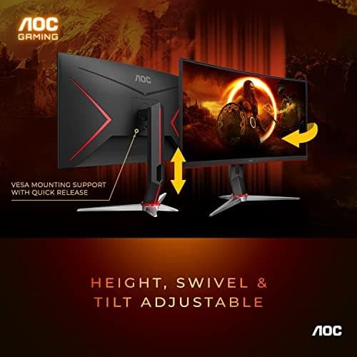 AOC G2 CQ32G2S 31.5" 1440p 165Hz VA Curved Monitor image
