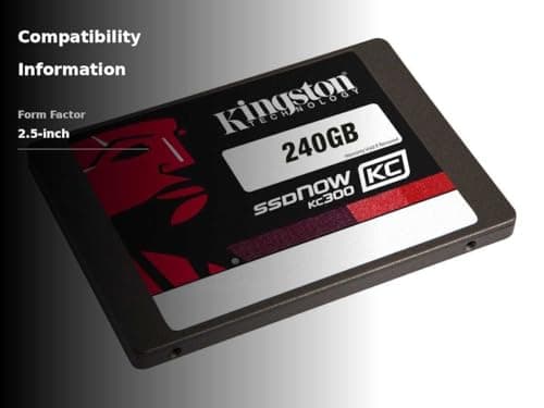 Kingston SSDNow KC300 240GB SSD 2.5" SATA image