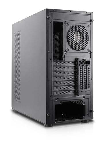 Rosewill Helium NAS ATX Mid Tower Black Mesh Side Panel, USB 3.2 Gen 2 Type-C, USB 3.2 Gen 1 Type-A image