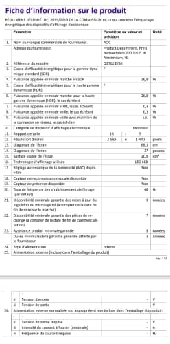 AOC Q27G2E/BK 27" 1440p 155Hz VA Monitor image