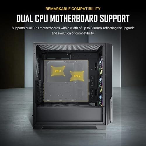 Antec P20C ARGB ATX Mid Tower Black Tempered Glass image