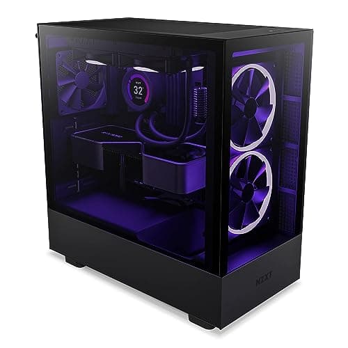 NZXT H5 Elite ATX Mid Tower Black Tempered Glass Side Panel image