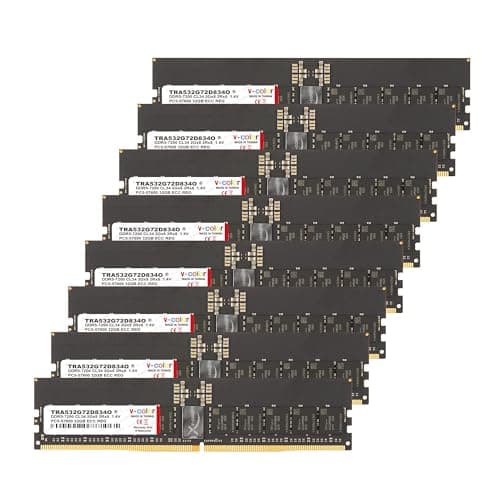 V-Color TRA532G72D834O Black Registered DDR5-7200 CL34 256GB (8x32GB) image