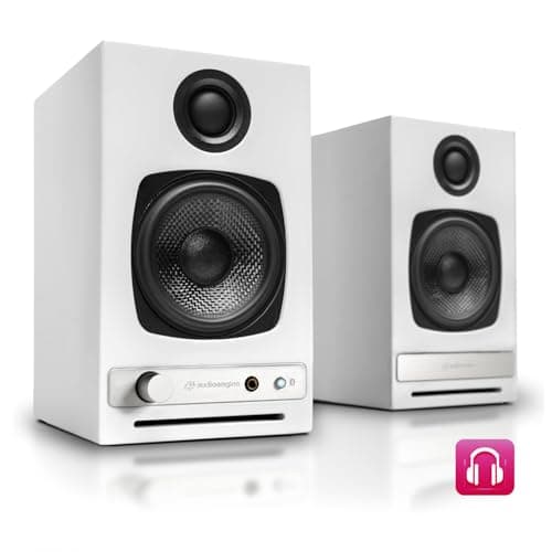 Audioengine HD3-WHT 2.0 Channel 60 W White / Black Speakers image