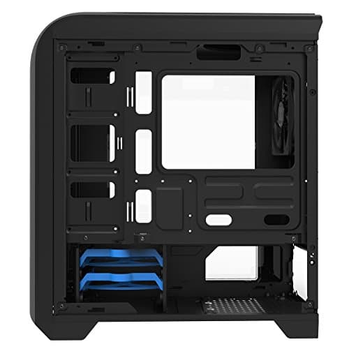 GameMax Centauri MicroATX Mid Tower Black / Gray with Acrylic Side Panel and USB 3.2 Gen 1 Type-A USB 2.0 Type-A image
