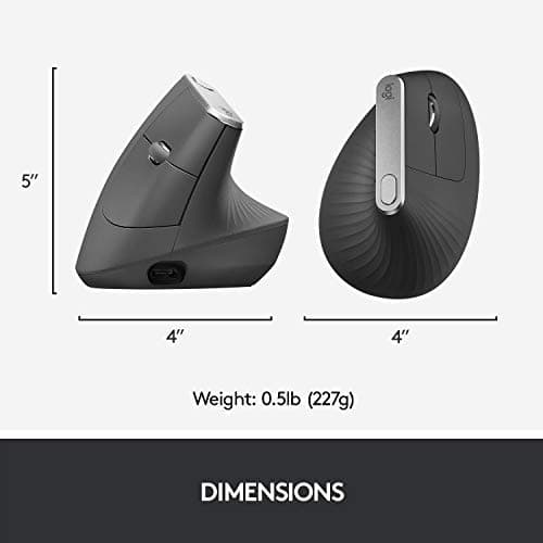 Logitech MX Vertical Wireless Optical Mouse image