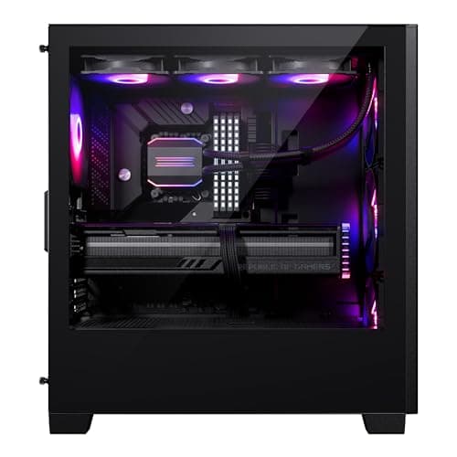 Phanteks XT PRO ULTRA ATX Mid Tower Black with Tempered Glass Side Panel and USB 3.2 Gen 2 Type-C, USB 3.2 Gen 1 Type-A image