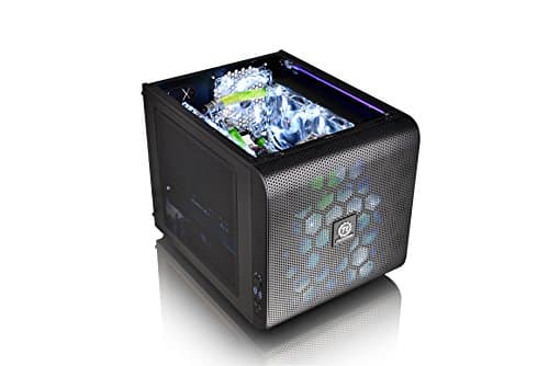 Thermaltake Core V21 Micro ATX Mini Tower Black with Acrylic Side Panel and USB 3.2 Gen 1 Type-A image