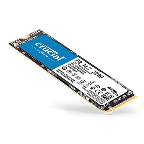 Crucial P2 250GB 3D NAND NVMe M.2 SSD image