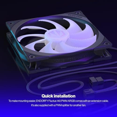 ENDORFY Fluctus 140mm Addressable RGB PWM Black 1-Pack image
