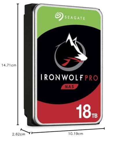 Seagate IronWolf Pro 18TB 3.5" HDD 7200RPM SATA image
