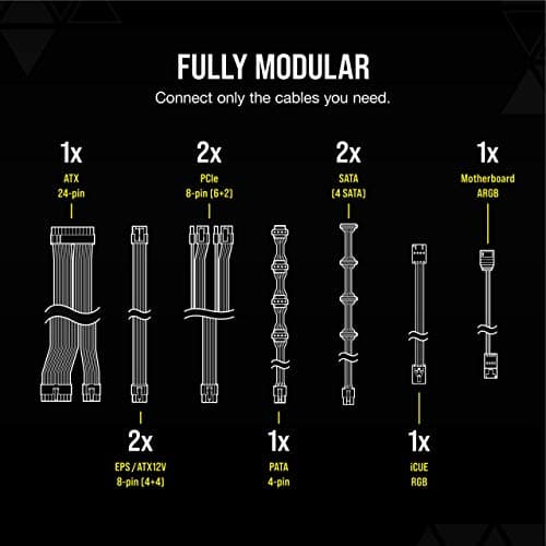 CX Series™ CX750F RGB — 750 Watt 80 Plus® Bronze Certified Fully Modular RGB PSU image
