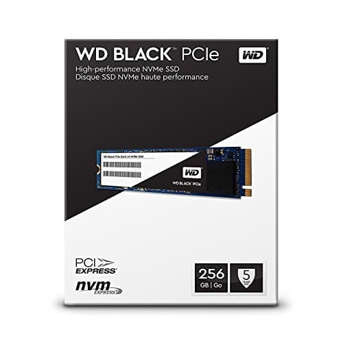 Western Digital Black 256GB SSD M.2-2280 PCIe 3.0 x4 NVMe image