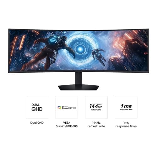 Samsung Odyssey G9 G91F 49" DQHD 144Hz VA Curved Monitor image