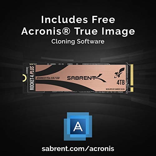 Sabrent Rocket 4 Plus 4TB SSD M.2-2280 PCIe 4.0 x4 NVMe image