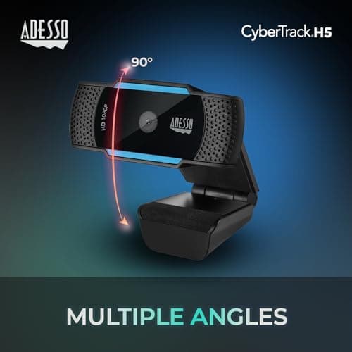 Adesso Cybertrack H5 1080p Webcam image