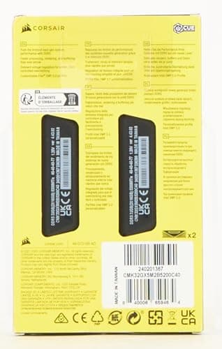 Corsair Vengeance Black 32GB (2x16GB) DDR5 5200 CL40 Black image