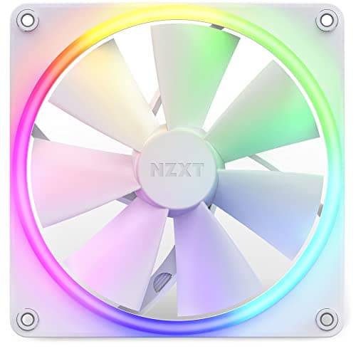 NZXT F140 140mm White PWM RGB 2-Pack image