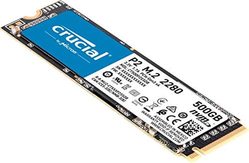 Crucial P2 500GB M.2 SSD PCIe 3.0 NVMe image