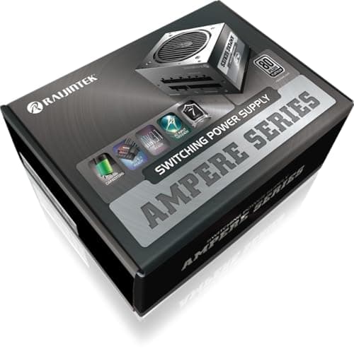 RAIJINTEK AMPERE Black 1200W Fully Modular 80+ Platinum Certified ATX image