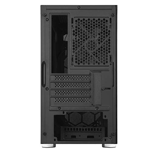 Silverstone FARA H1M Micro ATX Mini Tower Black with Tempered Glass Side Panel and USB 3.2 Gen 1 Type-A, USB 2.0 Type-A image